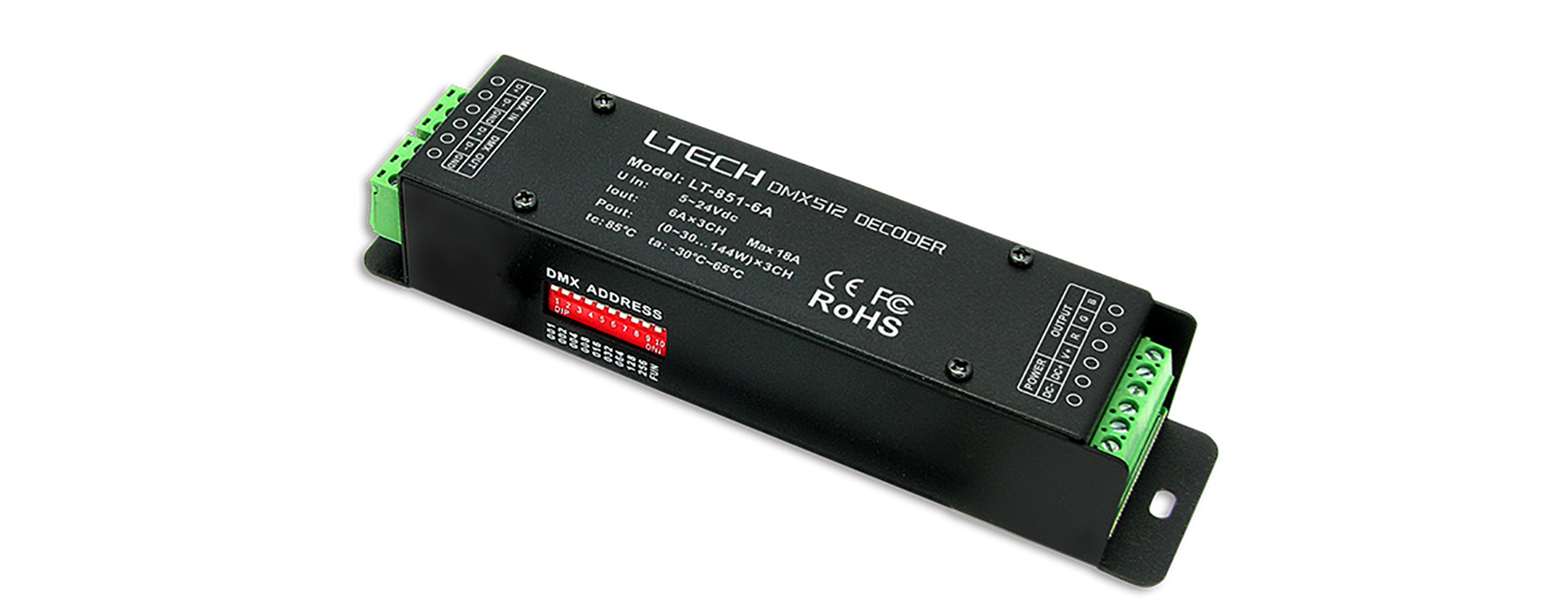 DMX Controller Controllers LTECH DMX / RGB / WWCW DMX Controller Controllers LTECH DMX / RGB / WWCW